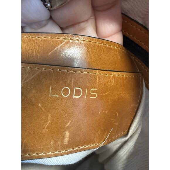 LODIS TAN NATURAL LEATHER Purse Catalina Backpack Medium Size Leather main image 5